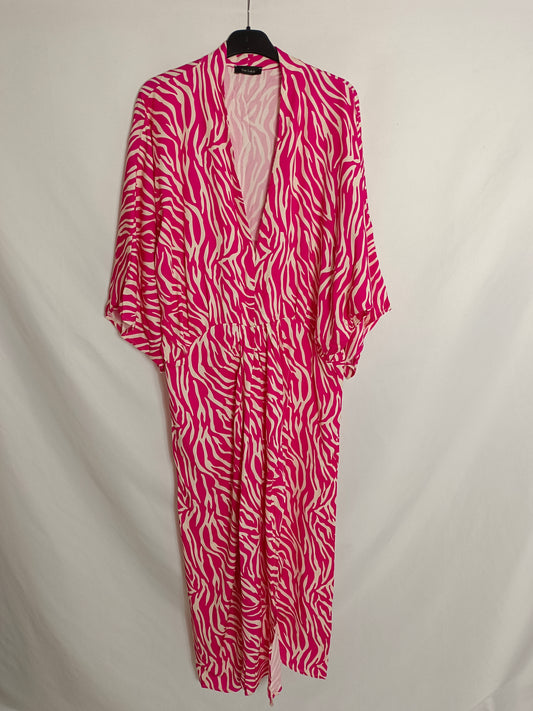 THE LULÚ. Vestido print rosa TU(s/m)