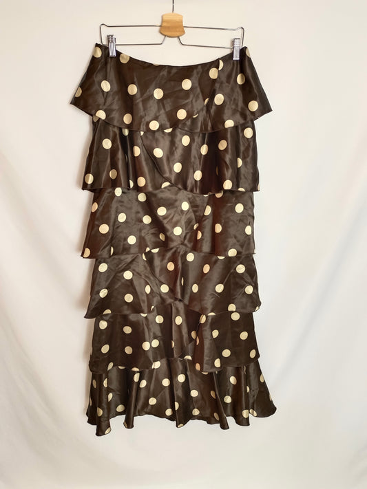 OTHERS. Brown polka dot skirt Tu(40)