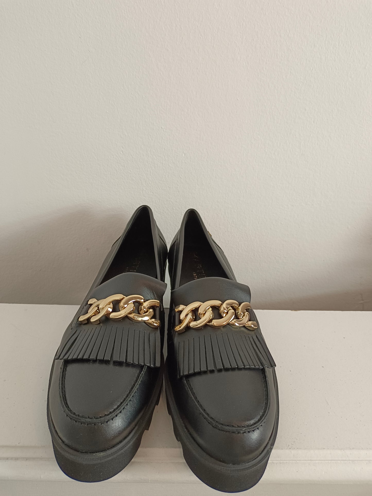 MARTINELLI. Zapatos mocasín negro T.40
