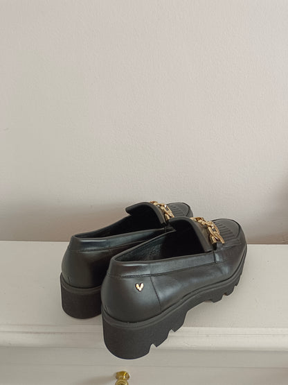 MARTINELLI. Zapatos mocasín negro T.40