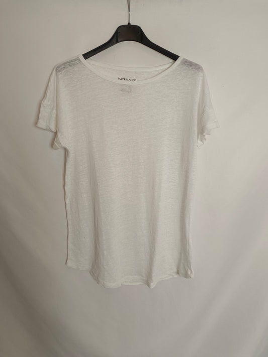 OTHERS. Basic white T-shirt Ts