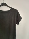 OTRAS. Camiseta negra básica TU(S)