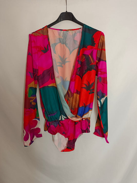 OTHERS. Floral print bodysuit TU(L)