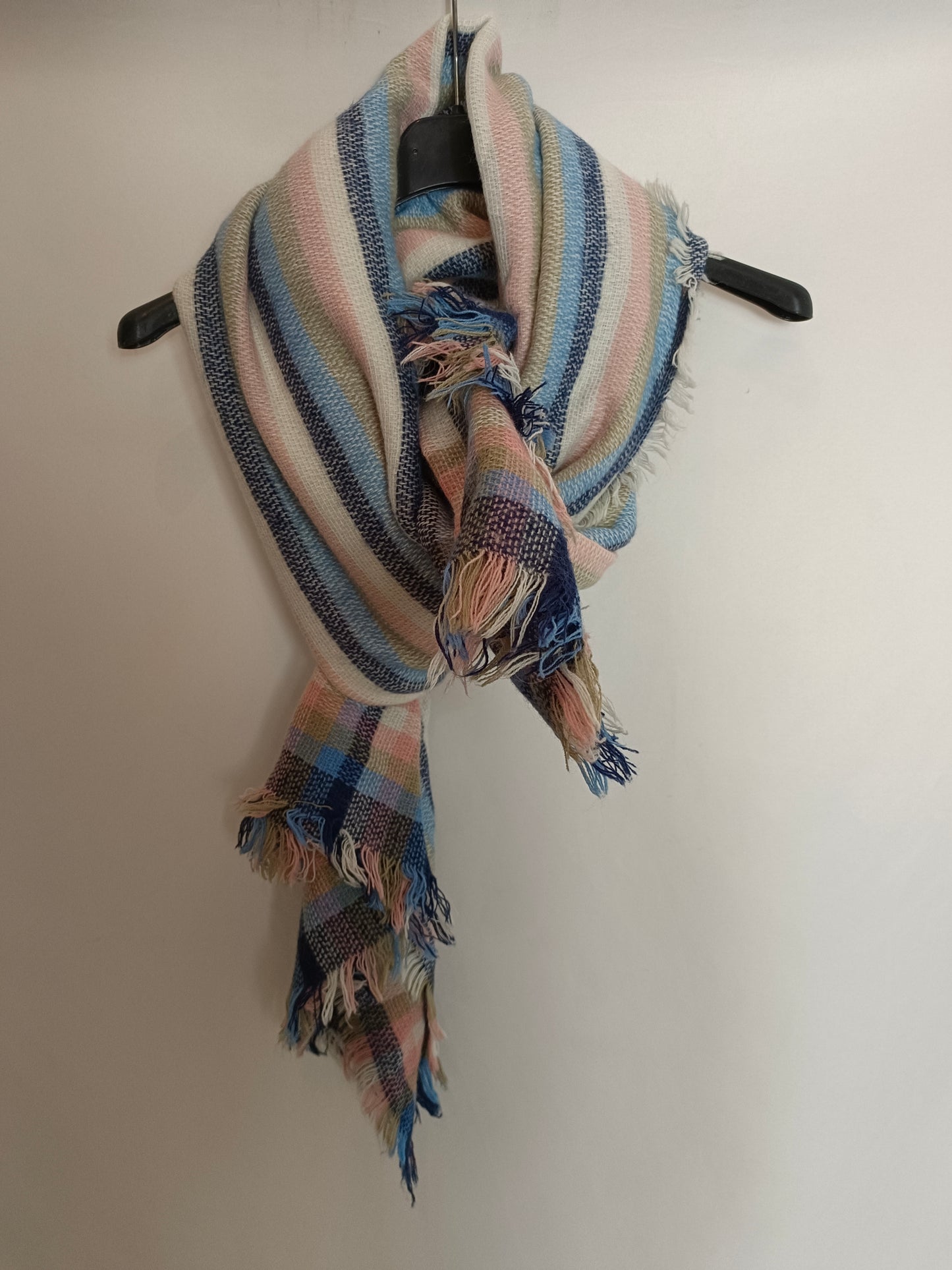 OTRAS. Bufanda oversized rayas