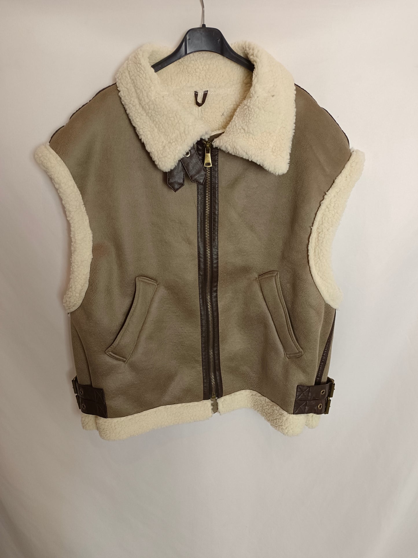 OTRAS. chaleco borrego ante TU(m/l)