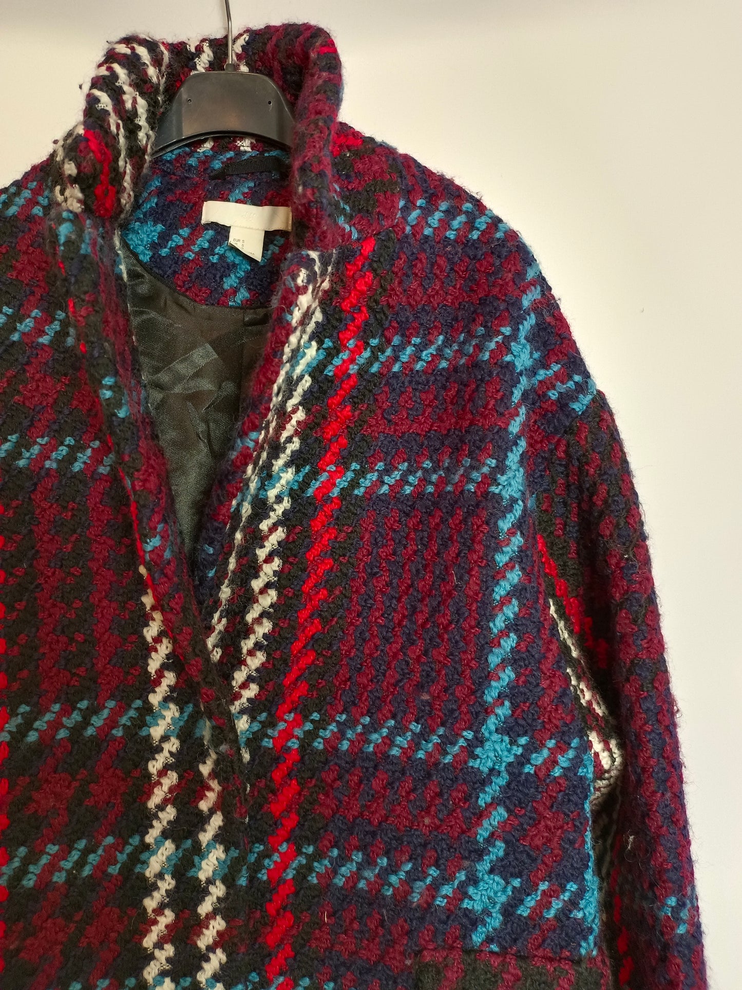 H&amp;M. Ts Houndstooth Coat