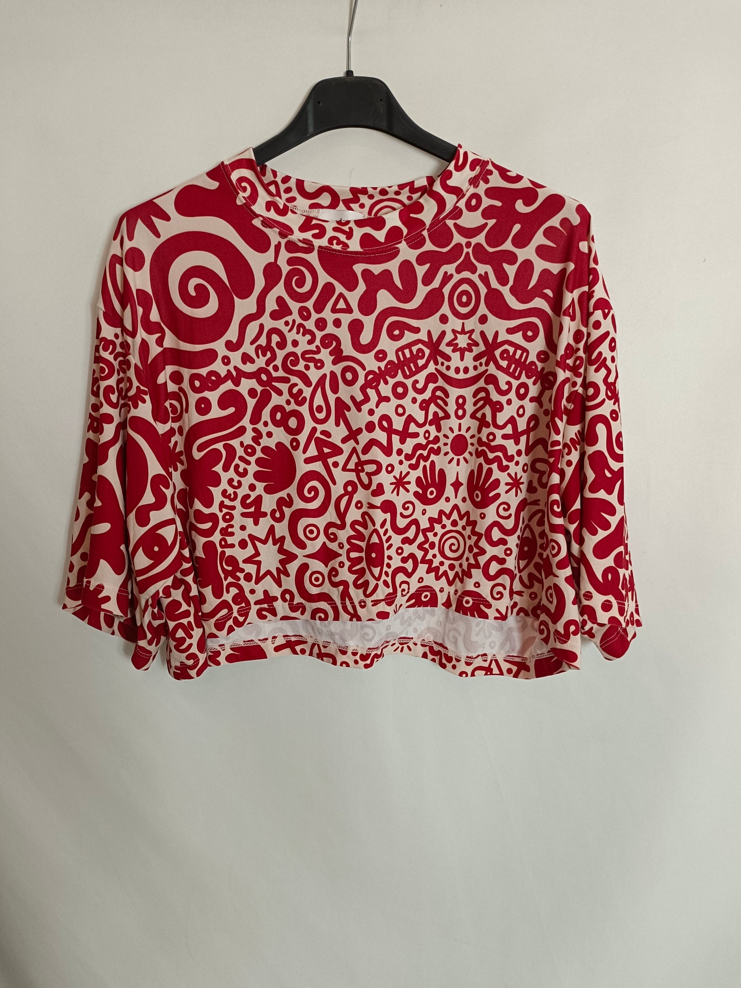 MANDALARA. Top fluido estampado tu(s)