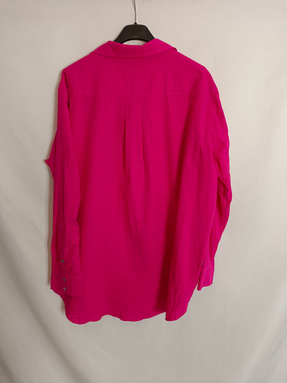ROSA. Camisa rosa oversized T.s