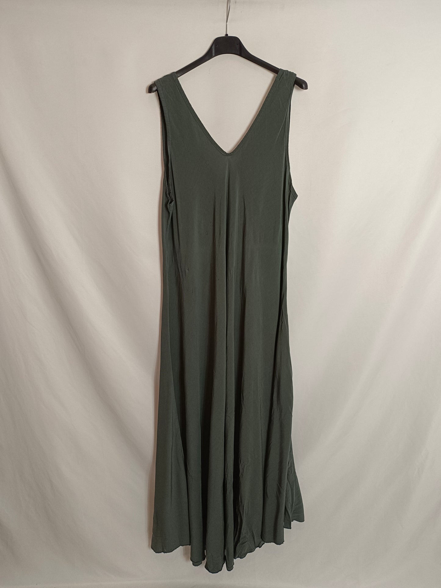 MULAYA. Vestido largo gris T.u(s/m)