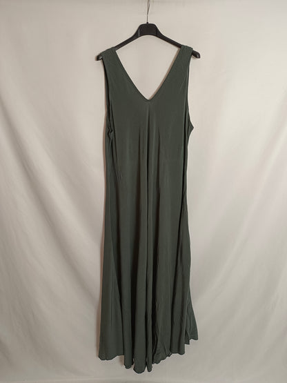 MULAYA. Vestido largo gris T.u(s/m)