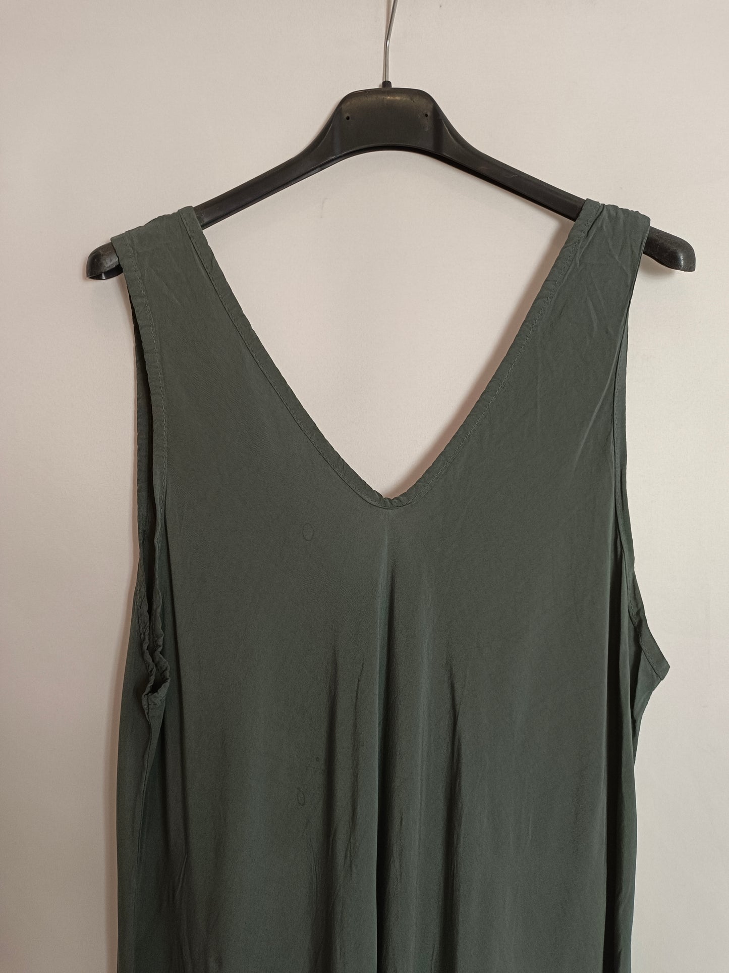 MULAYA. Vestido largo gris T.u(s/m)