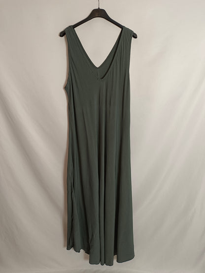 MULAYA. Vestido largo gris T.u(s/m)