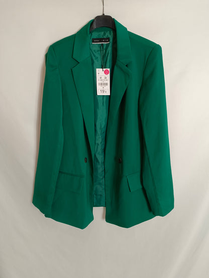 LEFTIES. Blazer verde fluida T.m