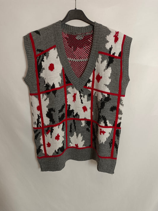 OTHERS. Gray sleeveless sweater TU(m)