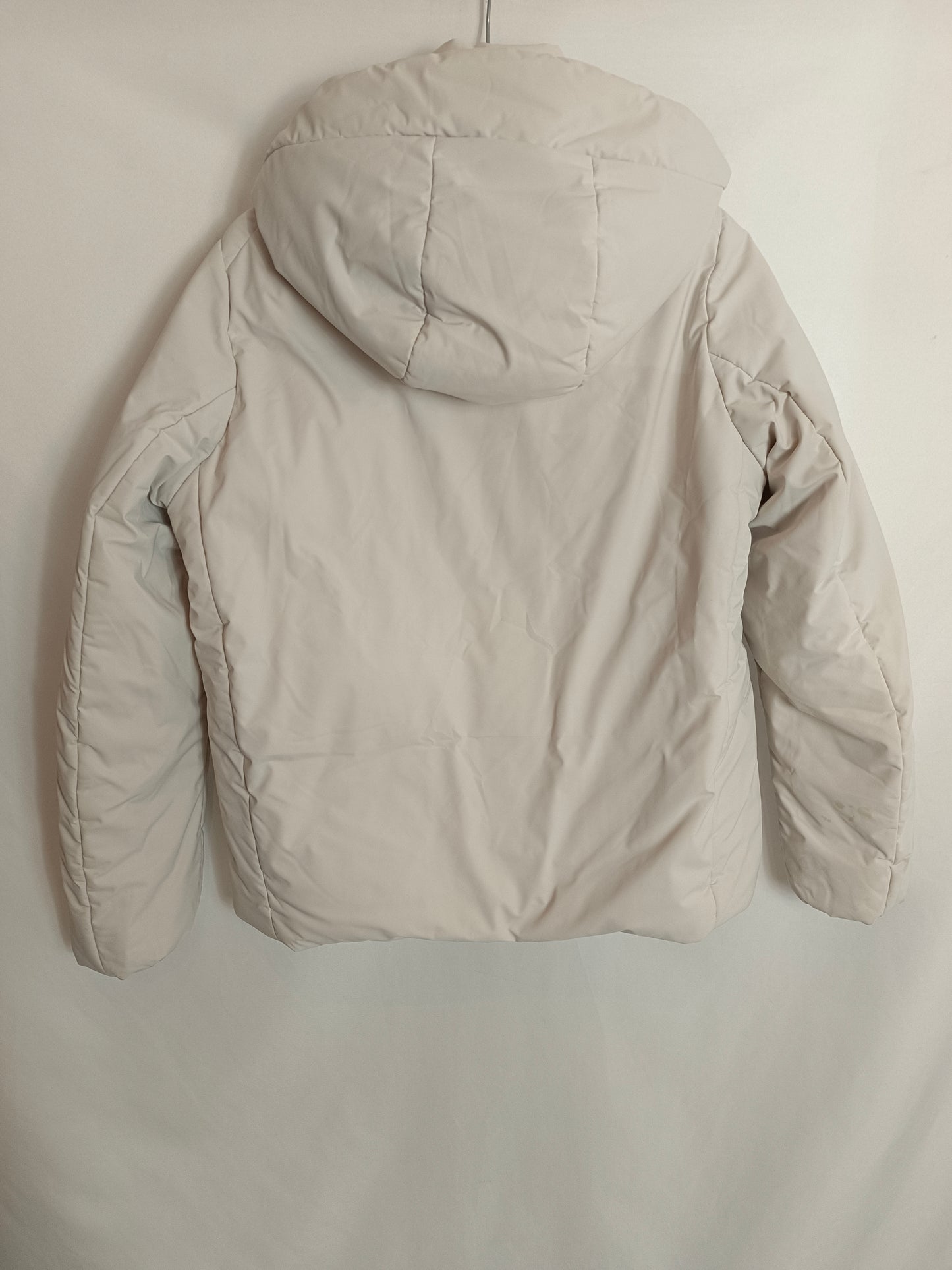 UNIQLO. Plumas beige capucha T.xs