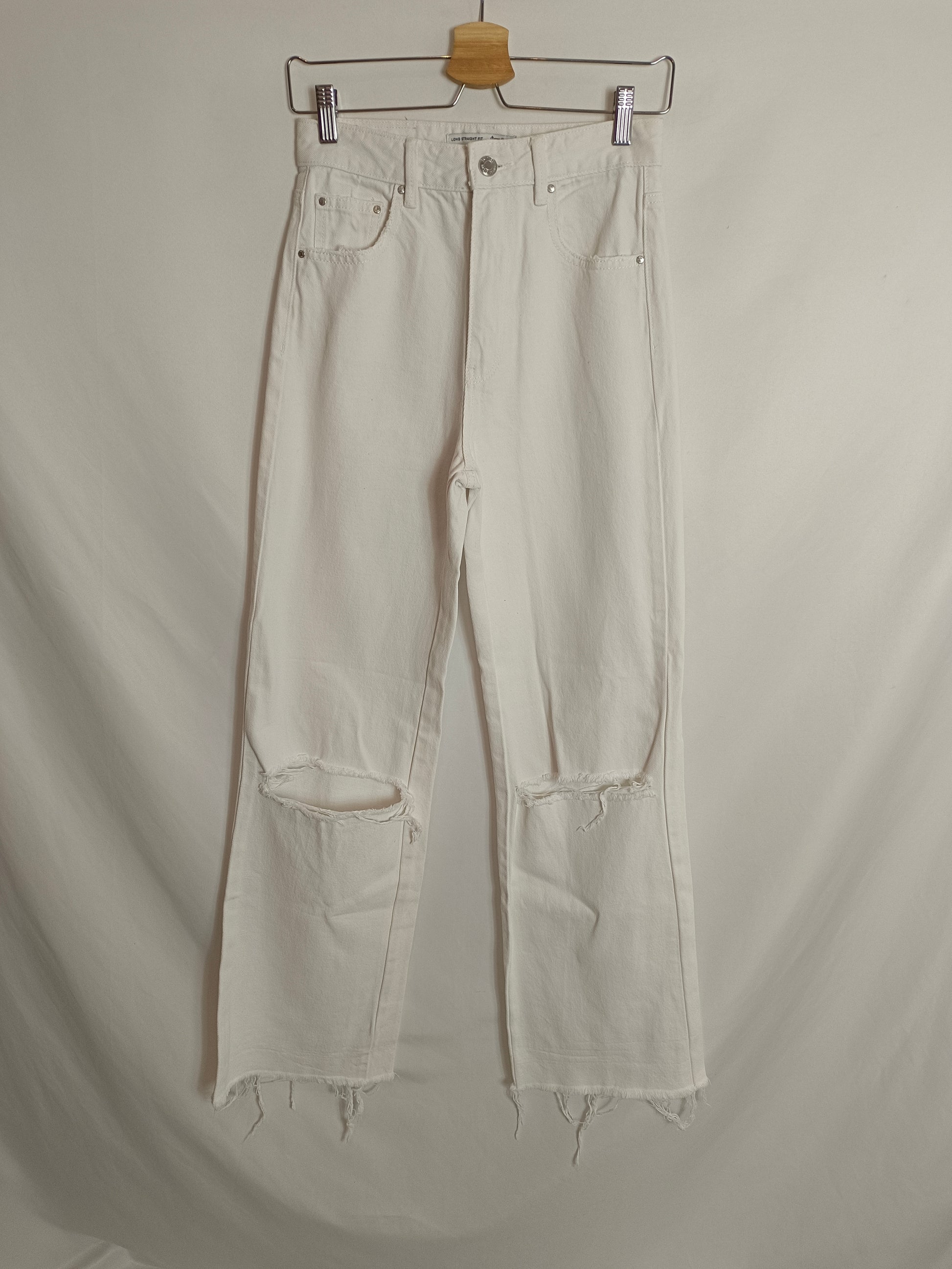 Pantalón blanco ancho (tara) – Hibuy market - Main Image