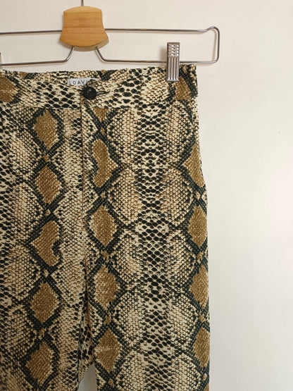 LOAVIES. Pantalón campana print T.xs