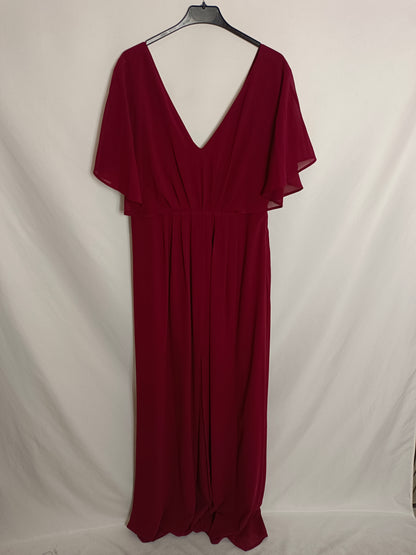 BIMANI. Long burgundy dress size 38