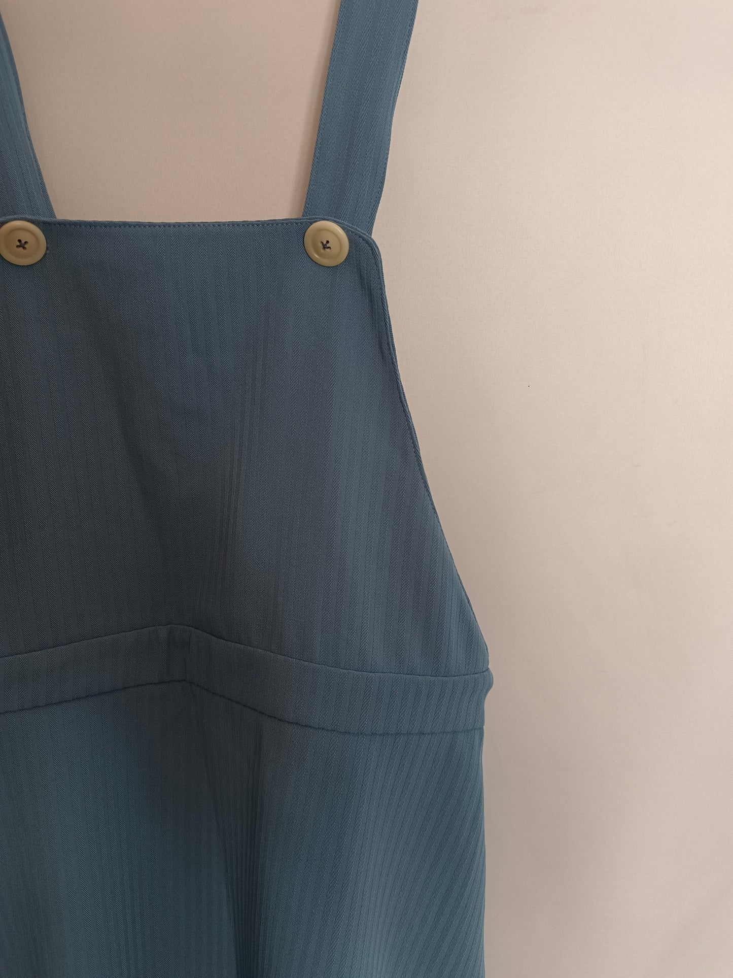 BACK COUTURE. Blue striped dress TM