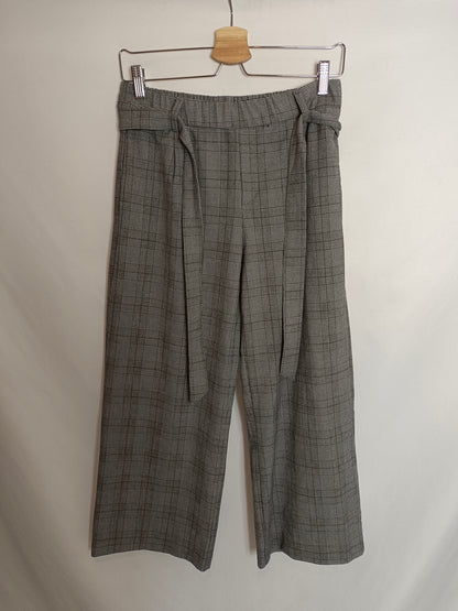 ZARA. Grey Culotte Trousers Tm