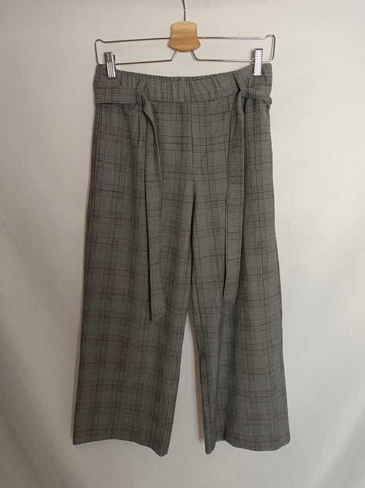 ZARA. Grey Culotte Trousers Tm