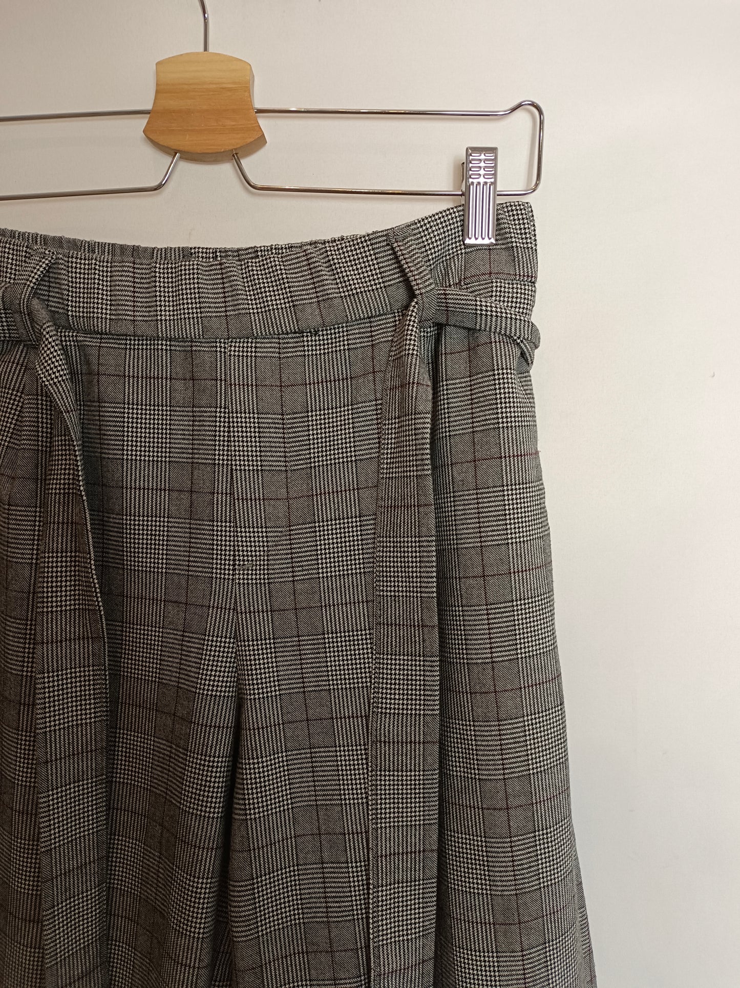 ZARA. Grey Culotte Trousers Tm