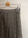 ZARA. Pantalón culotte gris T.m