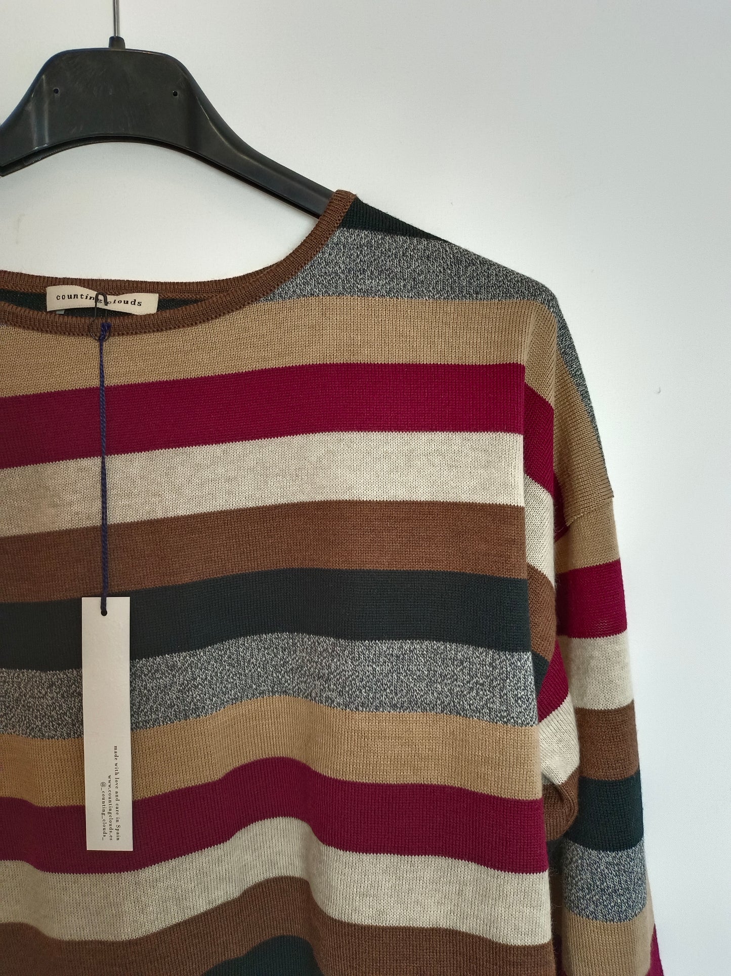 COUNTING CLOUDS. Thin striped sweater T.2(m)