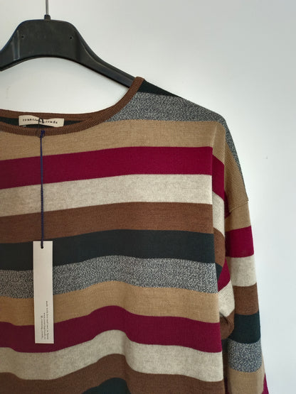 COUNTING CLOUDS. Thin striped sweater T.2(m)