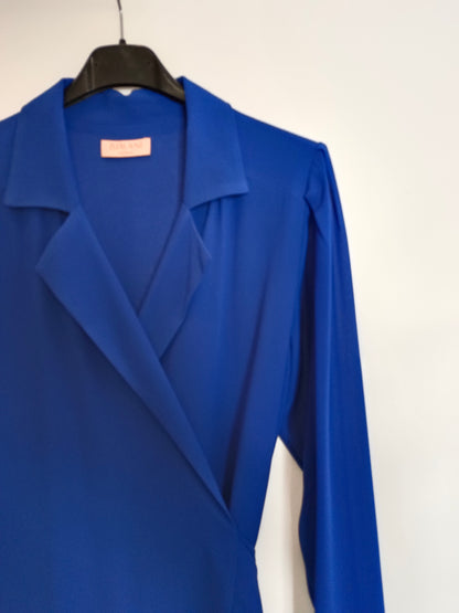 BIMANI. Blue wrap dress Tm