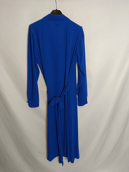 BIMANI. Blue wrap dress Tm