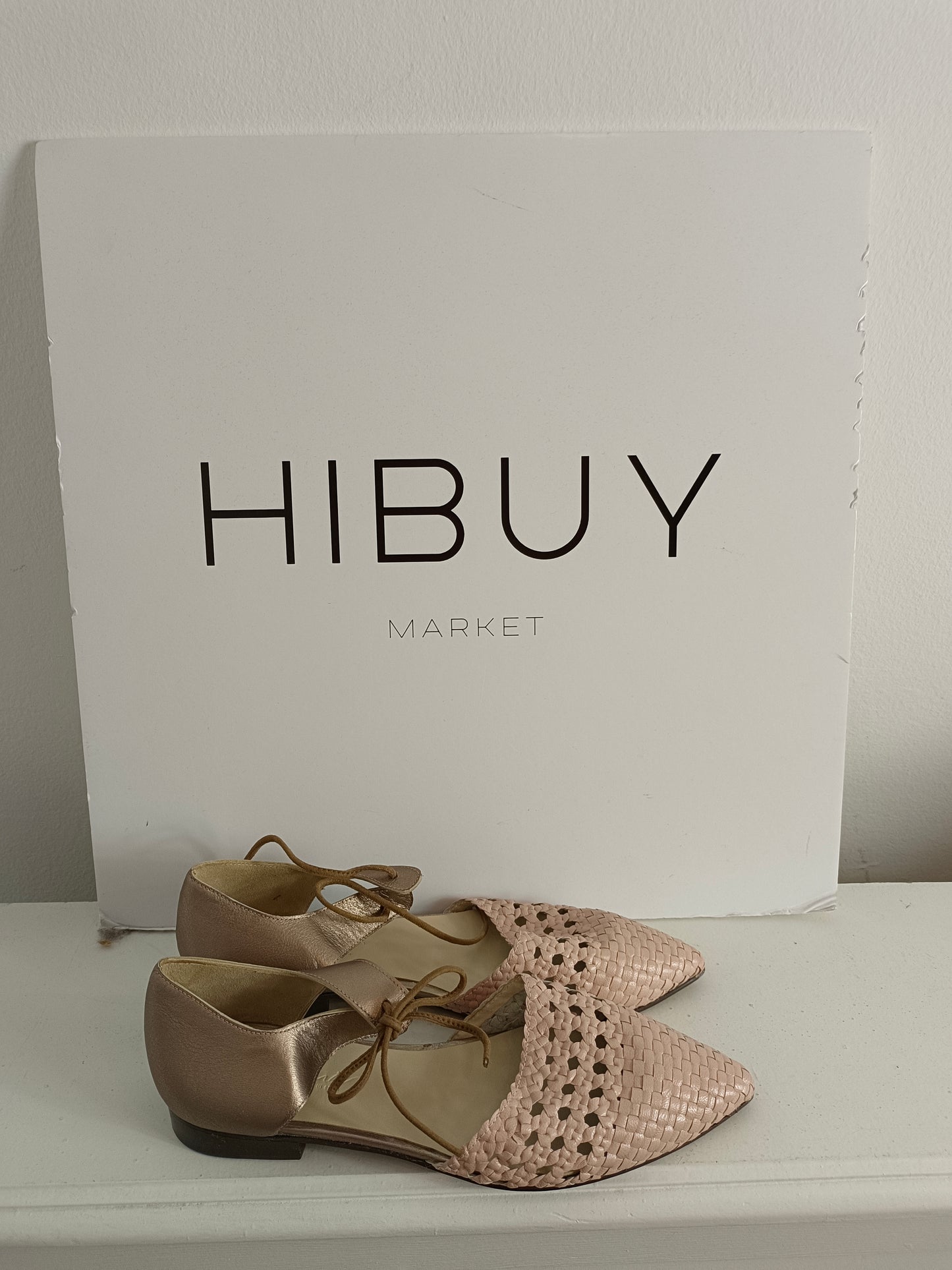 MICUIR. zapatos piel bicolor troquelado T.38