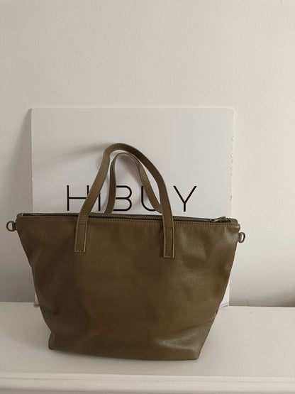 OTRAS. Bolso verde shopper