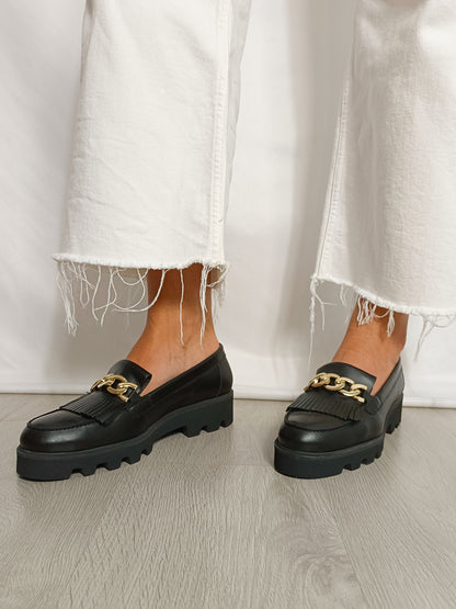 MARTINELLI. Zapatos mocasín negro T.40