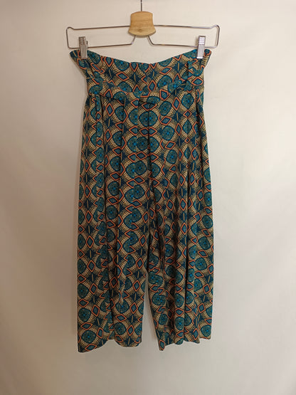TRUCCO. Printed culottes, size 38