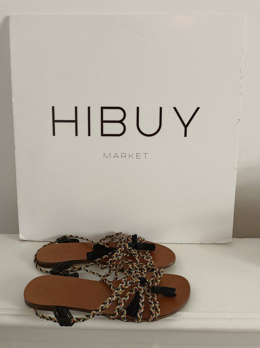 BIMBA Y LOLA. Sandalias trenzadas T.38