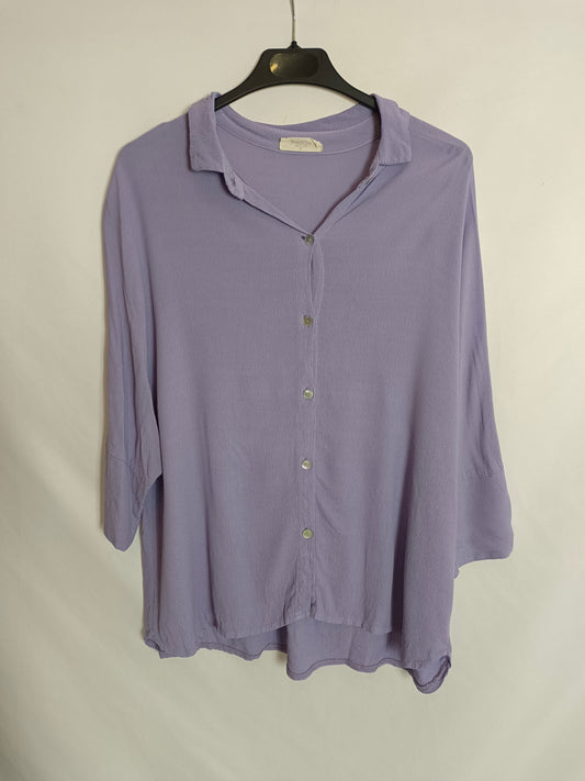 WHITE&amp;ONE. Flowing lilac blouse Your(s)