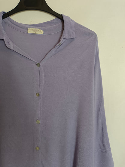 WHITE&ONE. Blusa fluida lila T.u(s)