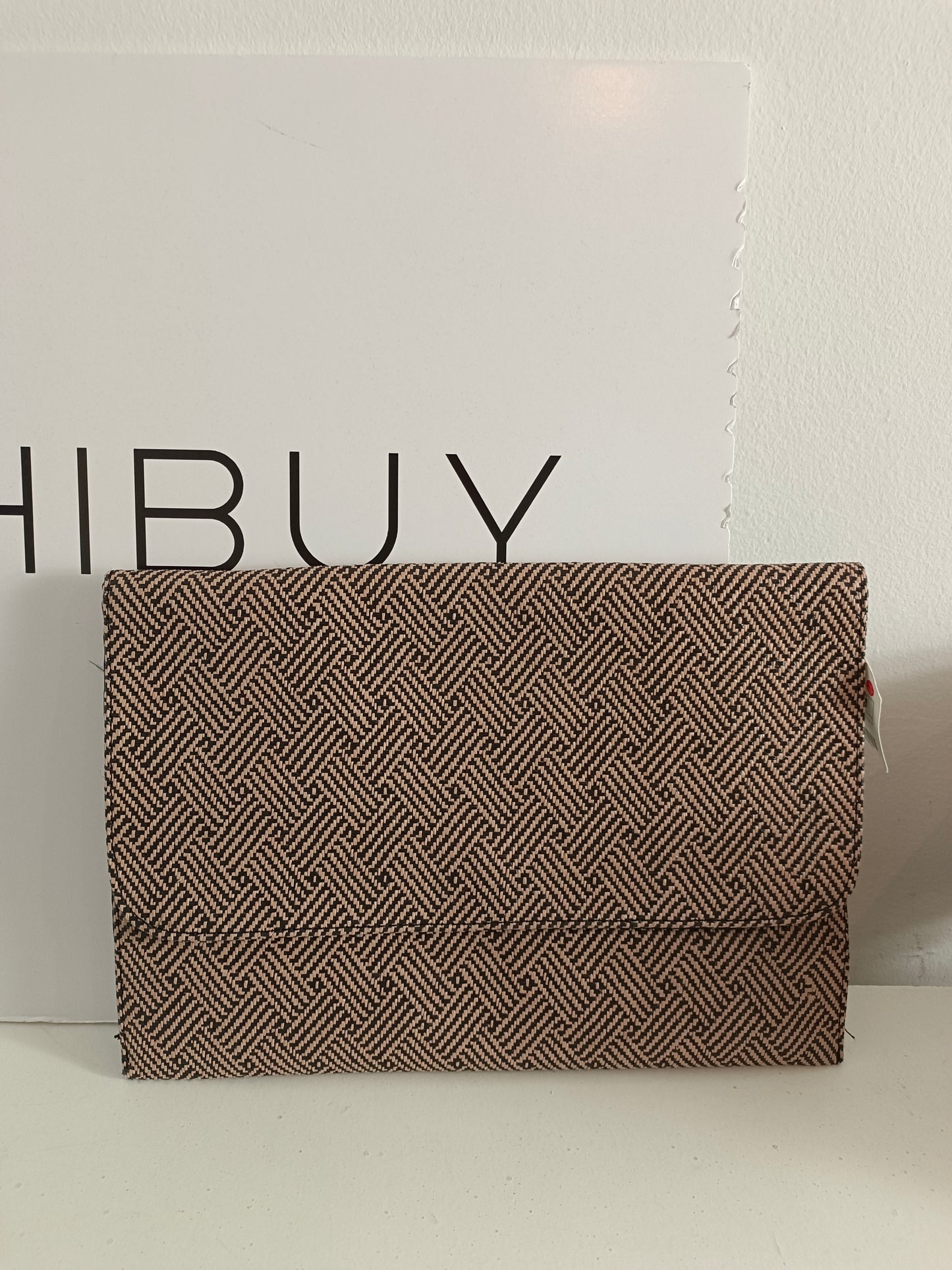 LEFTIES. Bolsos espiga rosa/negro