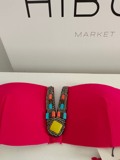 PRIMARK. Bikini rojo pedrería  T.36