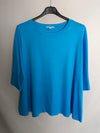 COS. Camiseta oversized azul T.s