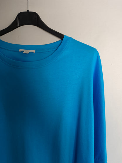 COS. Camiseta oversized azul T.s