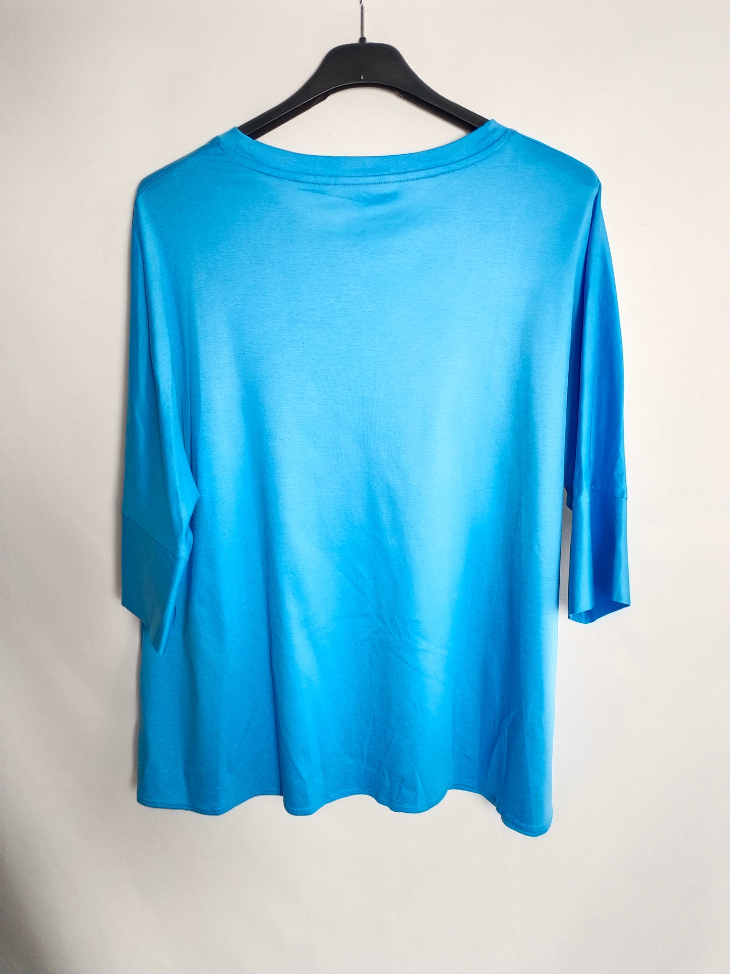 COS. Camiseta oversized azul T.s