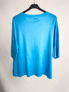 COS. Camiseta oversized azul T.s