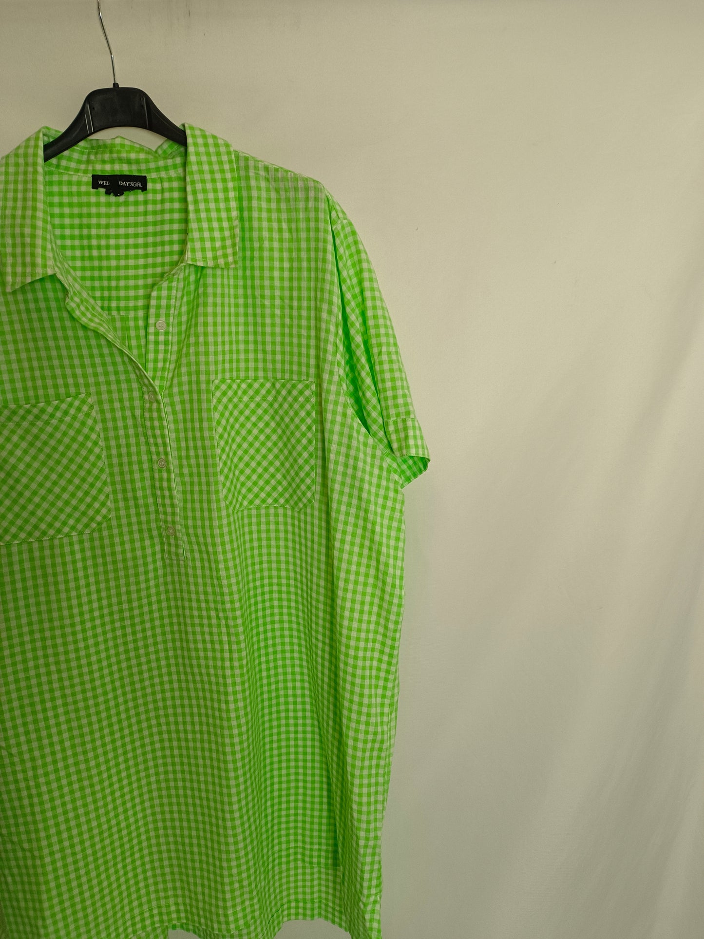WEDNESDAY GIRLS. Checkered shirt dress size 20 (xxl)