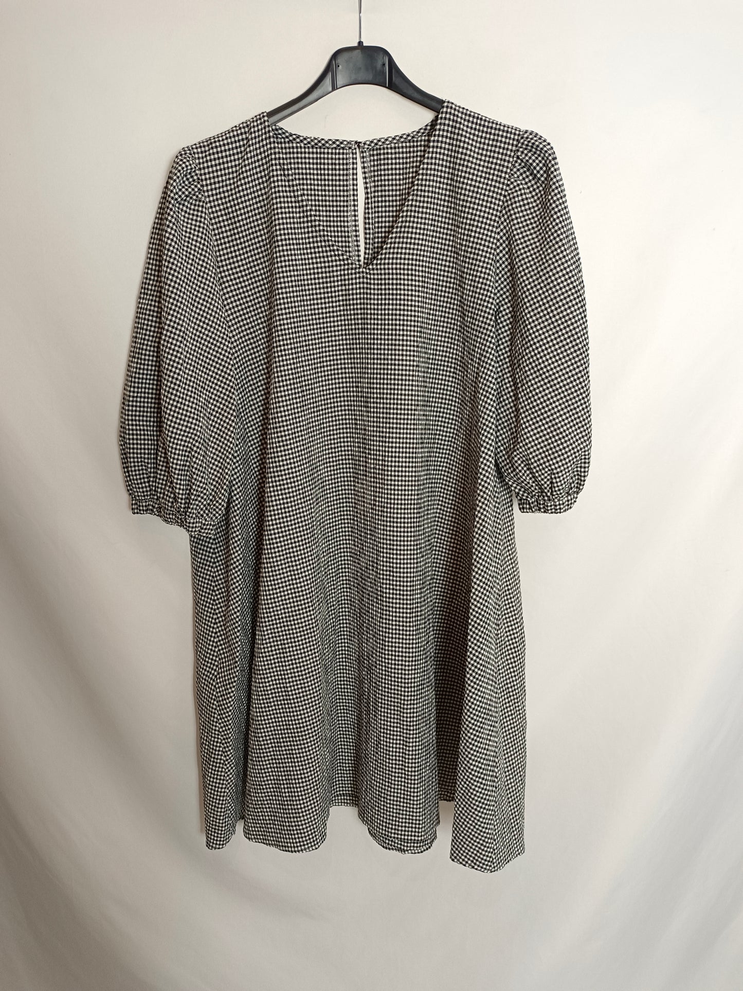 OTHERS. Short gingham dress Tl