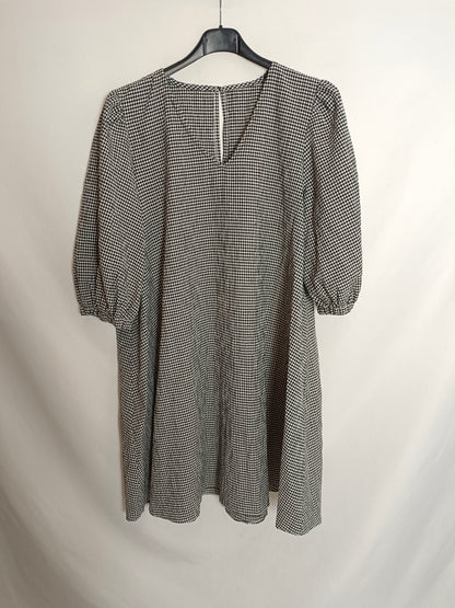 OTHERS. Short gingham dress Tl