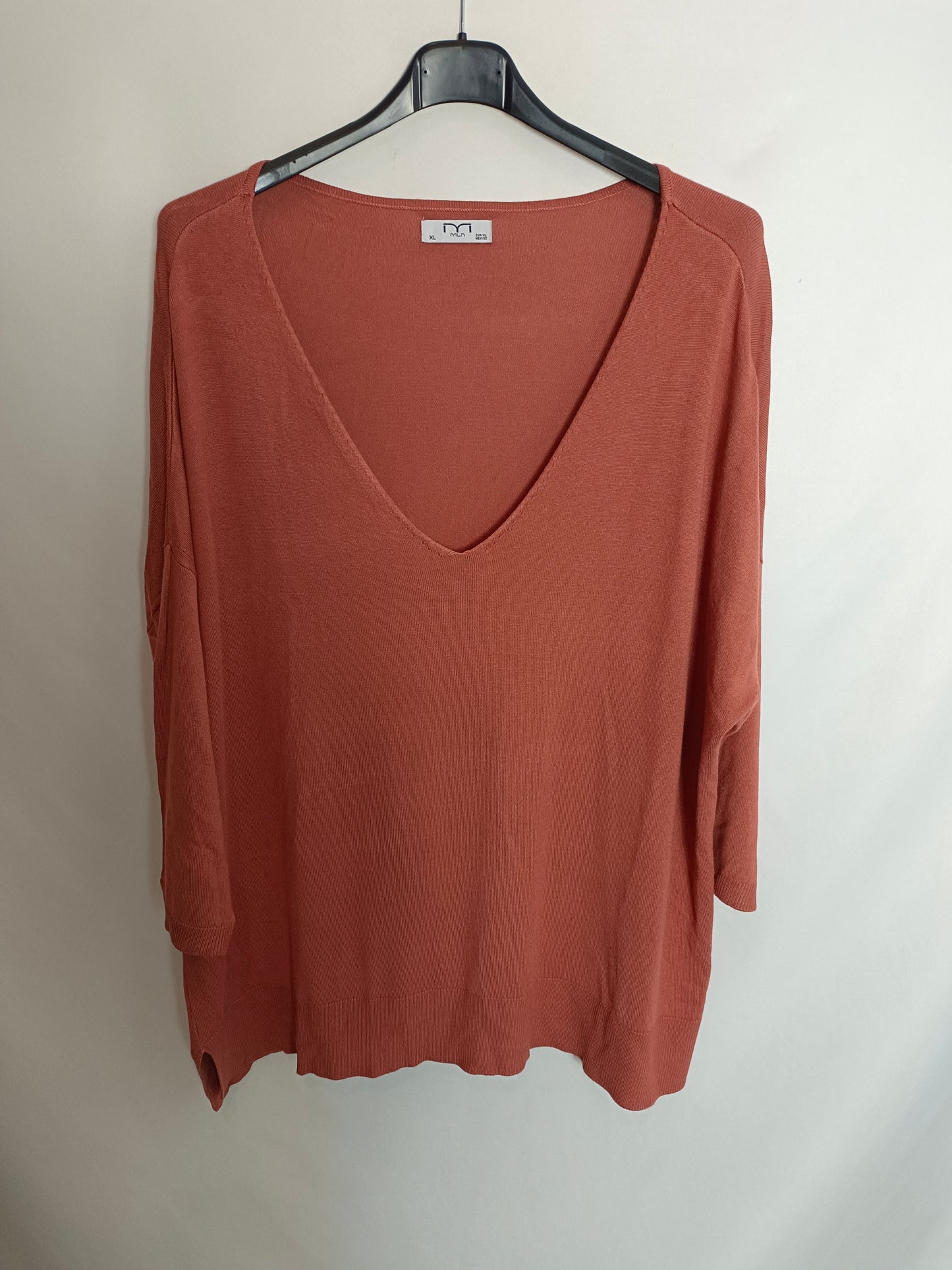 MILANO. Jersey fluido naranja oscuro T.xl