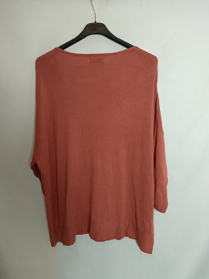 MILANO. Jersey fluido naranja oscuro T.xl