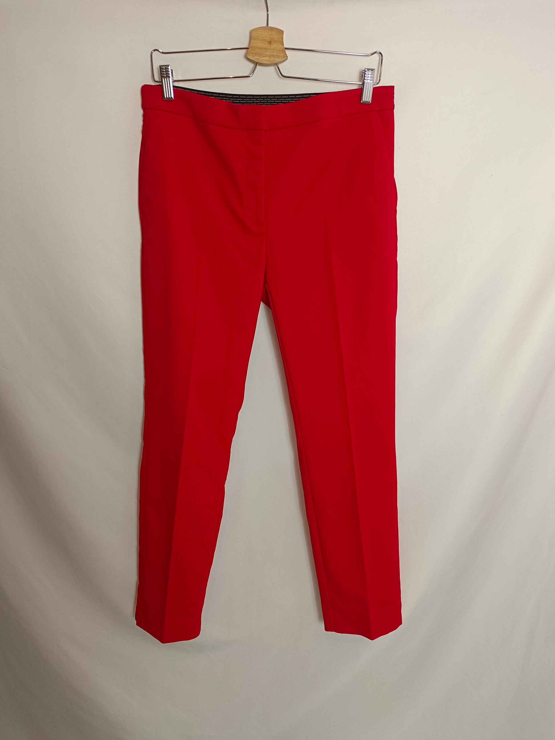 Moda Pantalones Rojos De Vestir Zara Pantalones Vestir Mujer Moda